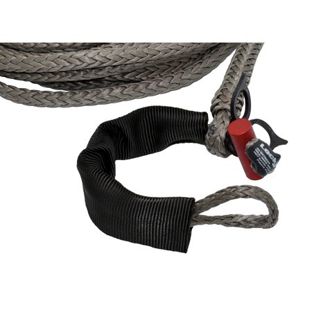 Lockjaw 3/8 in. x 125 ft. 6,600 lbs. WLL. LockJaw Synthetic Winch Line w/Integrated Shackle 20-0375125